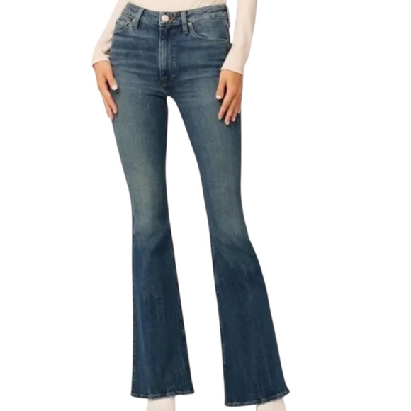 HUDSON Holly High Rise Flare Jeans in Timber - Picture 1 of 9